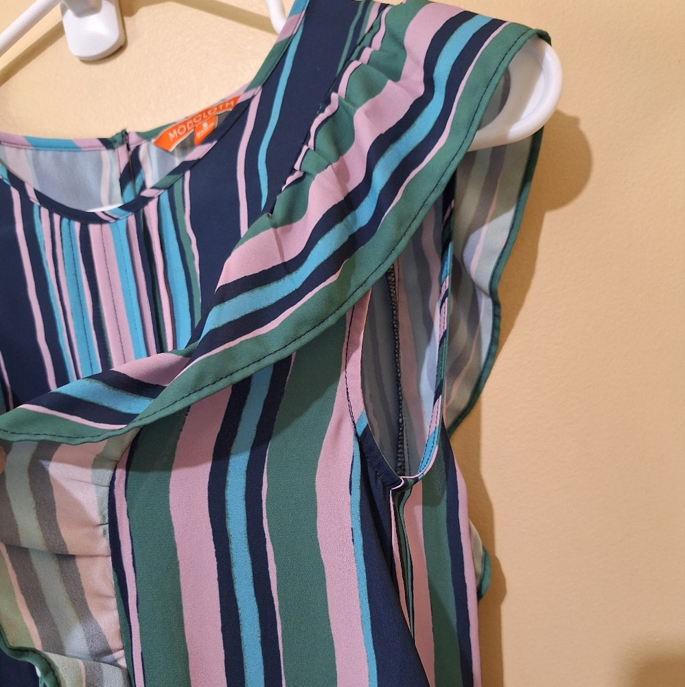 Modcloth Striped Ruffle Dress - Picture 5 of 6
